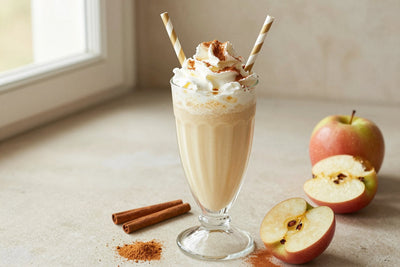Apple Cinnamon Milkshake in a glass
