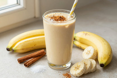 Banana Cinnamon Smoothie in a glass