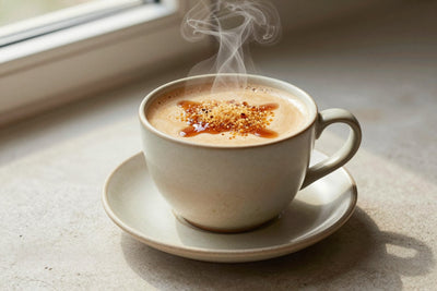 Brown Sugar Steamer in a ceramic mug