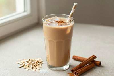 Chai Oat Smoothie in a glass