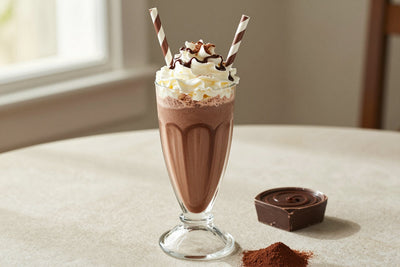 Chocolate Malt in a glass