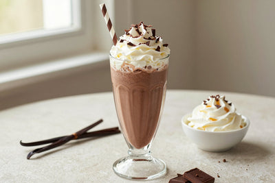 Chocolate Maple Milkshake in a glass