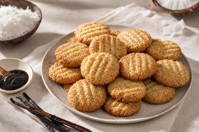 Coconut vanilla cookies