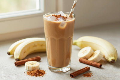 Coffee Cinnamon Smoothie in a glass