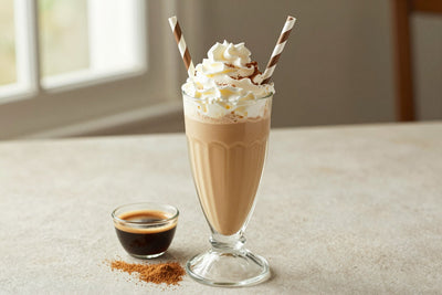 Coffee Malt in a glass