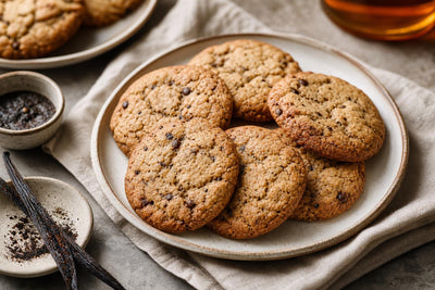 Dairy-free bourbon vanilla cookies
