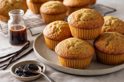 Dairy-free brown butter vanilla muffins