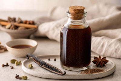 Chai homemade vanilla extract made with Indonesian vanilla