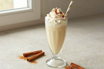 Danish Milkshake in a glass