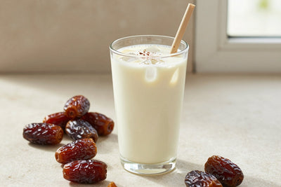 Date Kefir Smoothie in a glass