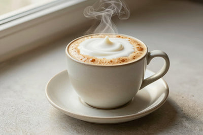 Eggnog Coffee in a ceramic mug