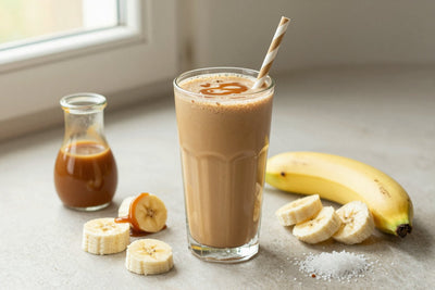 Espresso Caramel Smoothie in a glass