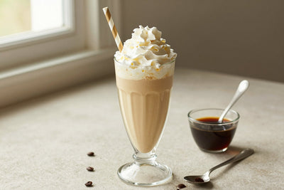 Espresso Vanilla Milkshake in a glass