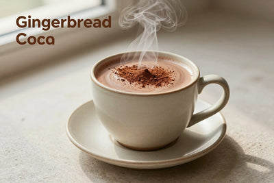 Gingerbread Cocoa in a ceramic mug