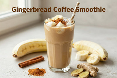 Gingerbread Coffee Smoothie in a glass