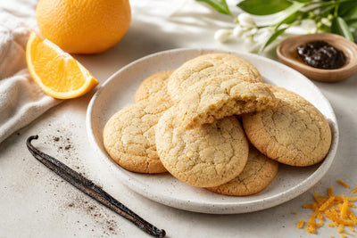 Gluten-free citrus vanilla cookies