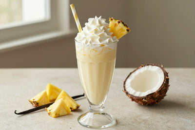 Island Dessert Milkshake in a glass