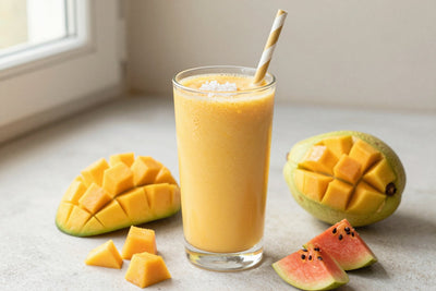 Mango Guava Smoothie in a glass