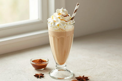 Maple Chai Milkshake in a glass