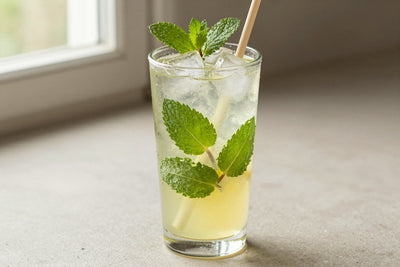 Mint Lemonade in a glass