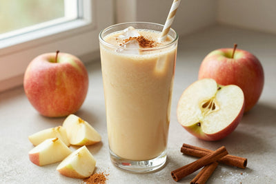 No-Added-Sugar Apple Cinnamon Smoothie in a glass