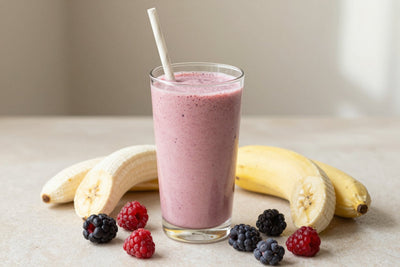 No-Added-Sugar Berry Smoothie in a glass
