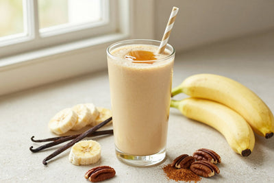 Praline Smoothie in a glass