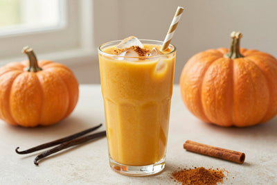 Pumpkin Pie Smoothie in a glass