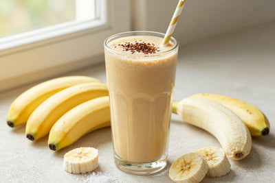 Rooibos Banana Smoothie in a glass