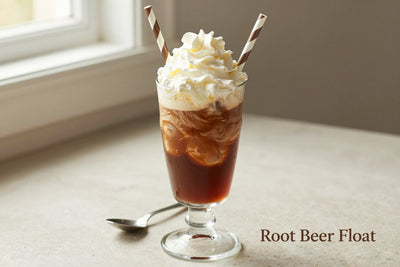 Root Beer Float in a glass