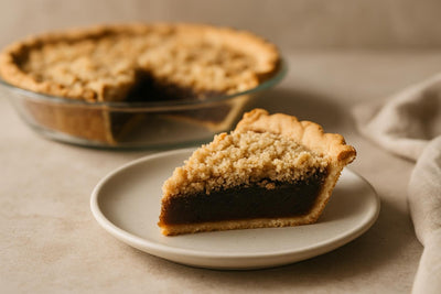 Slice of shoofly pie