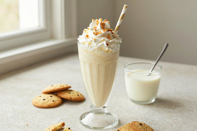Sugar Cookie Milkshake in a glass