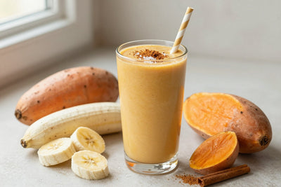 Sweet Potato Pie Smoothie in a glass