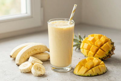 Tropical Fruit Medley Smoothie in a glass