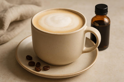 Vanilla Latte in a ceramic mug