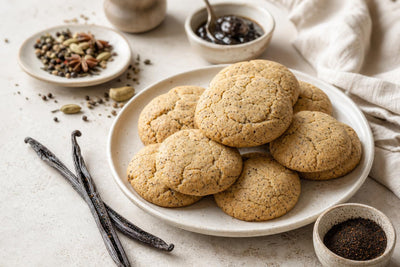 Vegan chai vanilla cookies