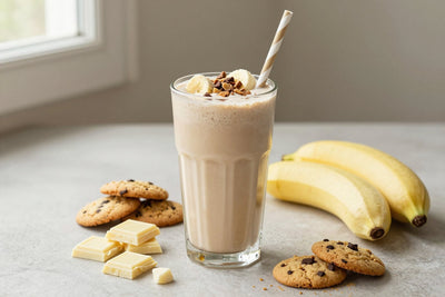 White Chocolate Cookie Smoothie in a glass