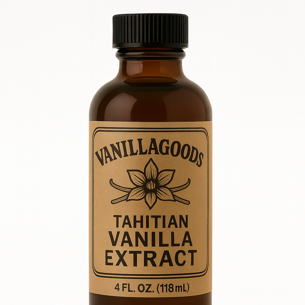 Tahitian Vanilla Extract, 4 oz Bottle