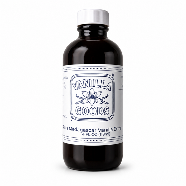 Madagascar Vanilla Extract, 4 oz Bottle