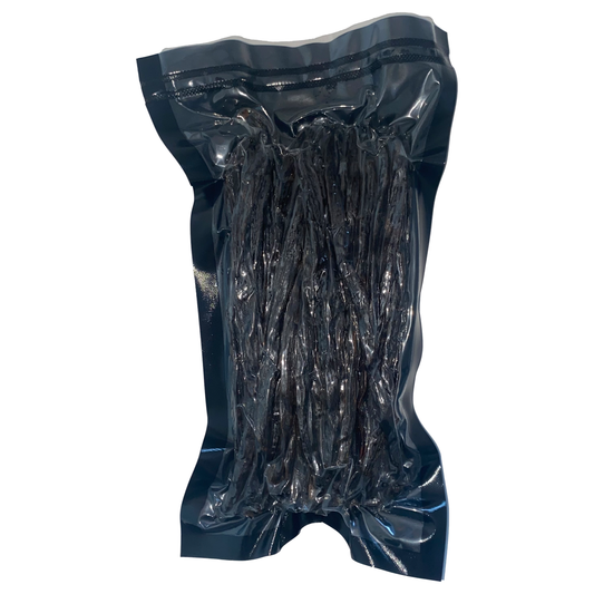 Tahitian Vanilla Beans, Grade B, 8 oz bag