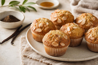 Almond vanilla muffins