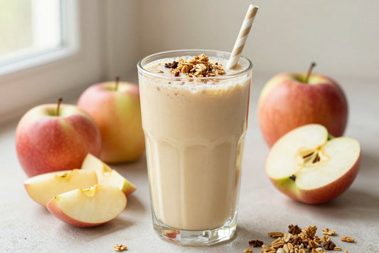 Apple Granola Smoothie in a glass