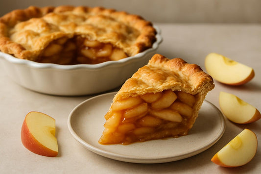 Slice of apple pie