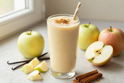 Apple Pie Smoothie in a glass