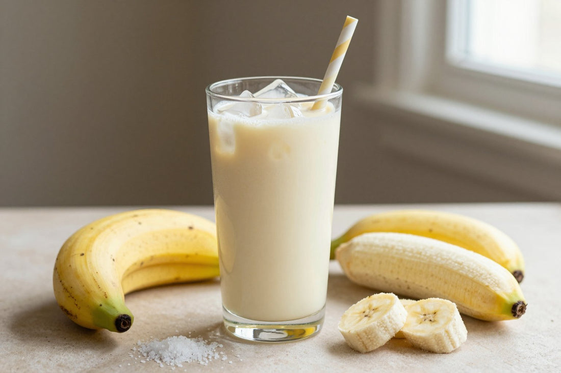 Banana Kefir Smoothie in a glass