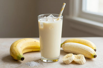 Banana Kefir Smoothie in a glass