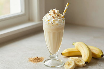 Banana Malt in a glass