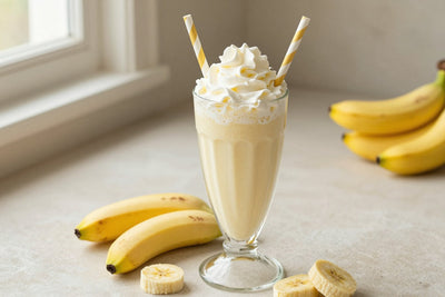 Banana Milkshake in a glass