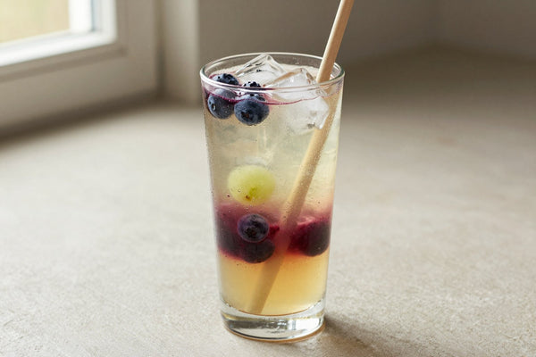 Blueberry Refresher in a glass