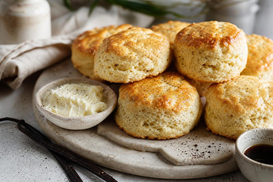 Bourbon vanilla scones